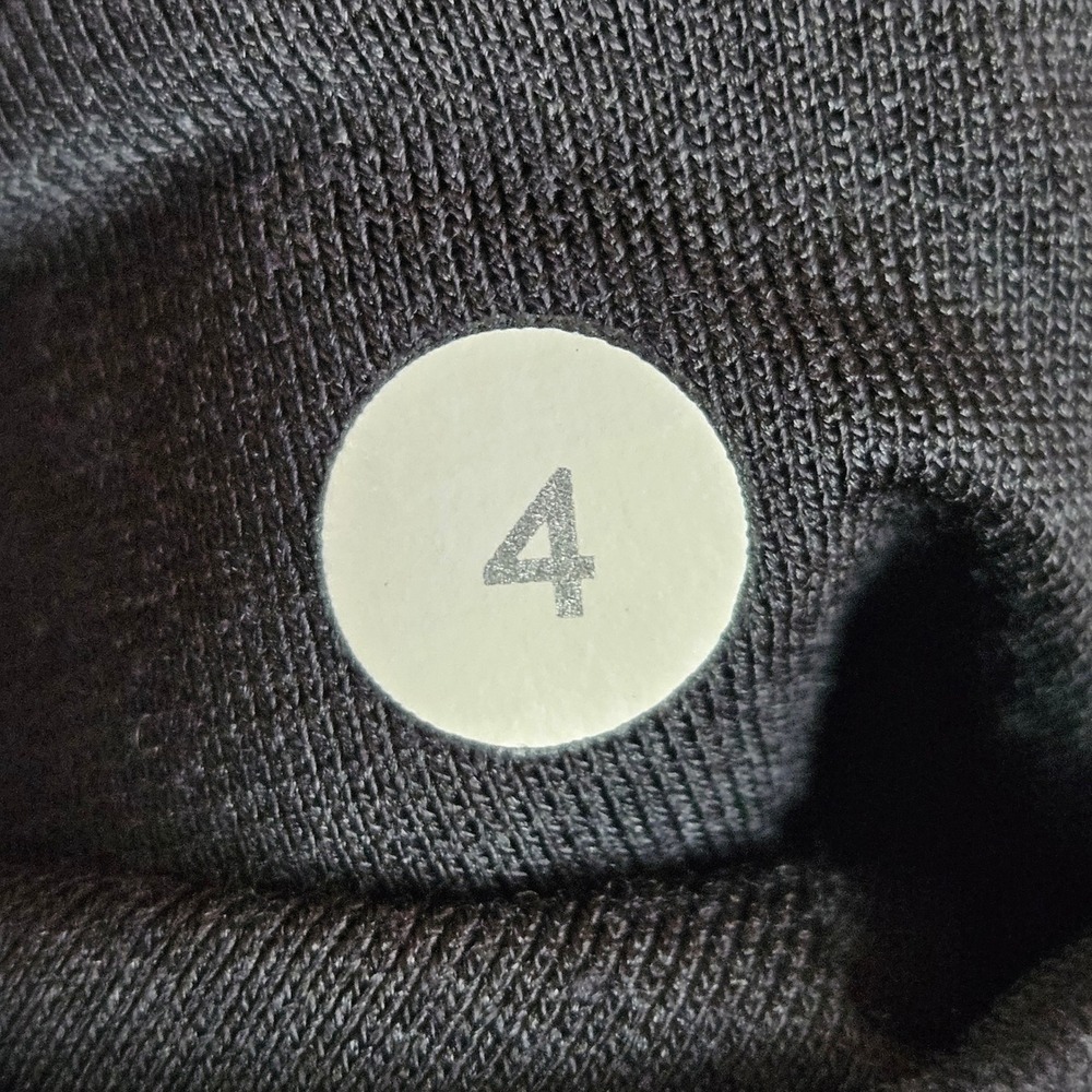 Lululemon Tight Stuff Tight Heathered Black Gray Compression Leggings Size 4 - Picture 7 of 8